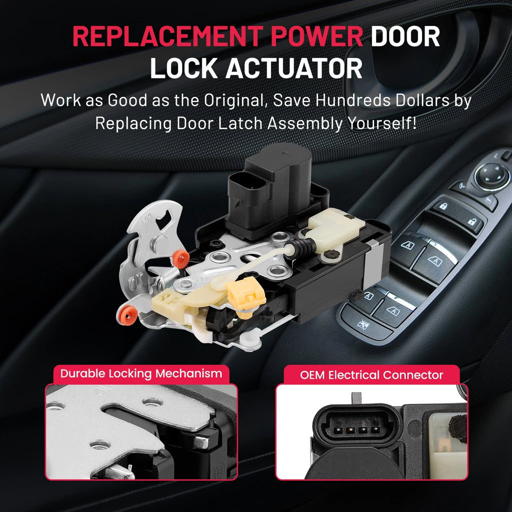 Passenger Side Door Lock Actuator w/Latch for GMC Yukon XL 1500 (2000) 931-209