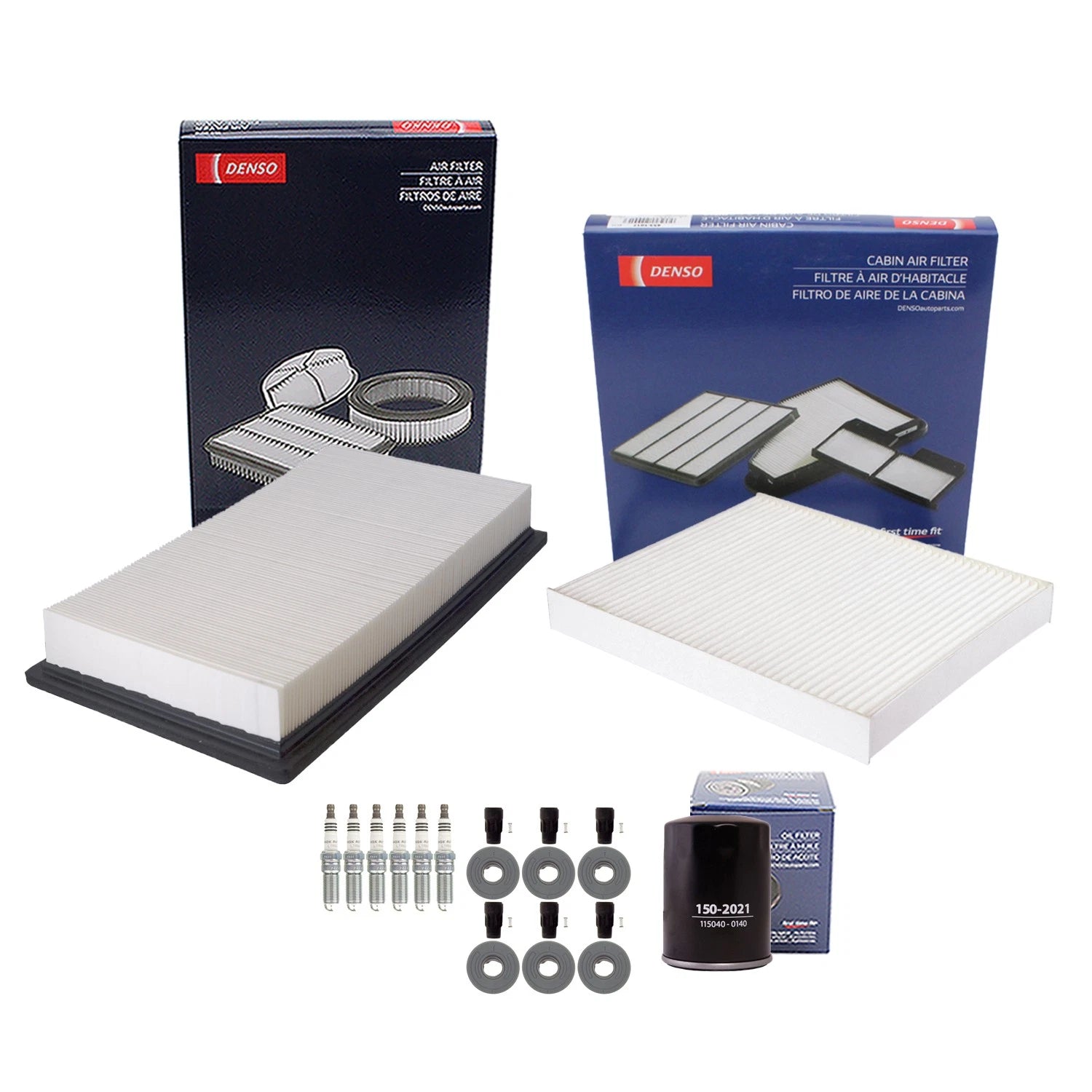 Tune Up Kit with 6 NGK Spark Plugs & Boots for Ford Explorer Flex MKT Taurus