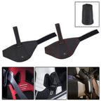 Genuine Leather Bucket Seat Belt Guide Holder for JDM Vehicles