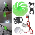LED Wind Turbine Motor Energy Generator DIY Kit Parts for Outdoor Use