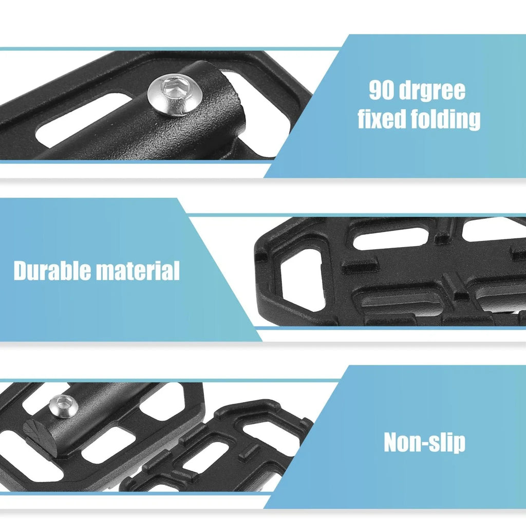Pair Aluminum Wide Foot Pegs Footrest for BMW R1200GS LC G310GS S1000XR F85