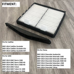 Cabin Air Filter for Chevy Silverado GMC Cadillac (22759208)