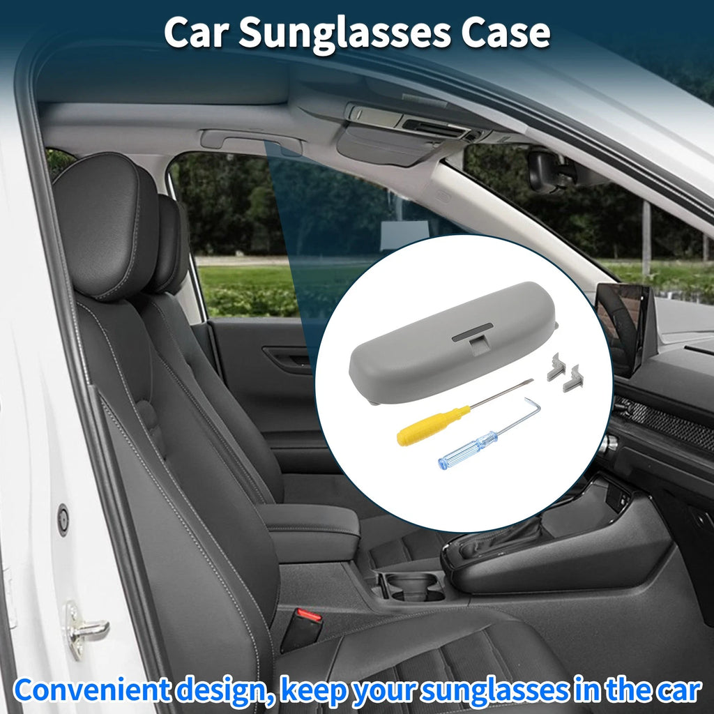 Sunglasses Case for Toyota Camry (2018–2022) Eyeglasses Holder Storage Box Grey