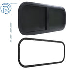 Horizontal Sliding RV Window for Cargo Trailer (24"–48" W × 12"–22" H)