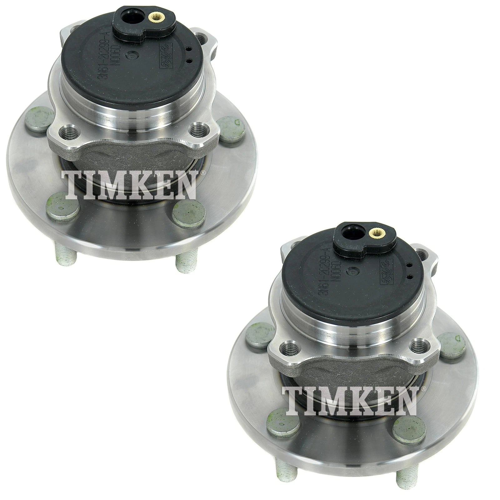 Set of 2 Rear Timken Wheel Bearing and Hub Kits for Mazda 3 (2004–2013)