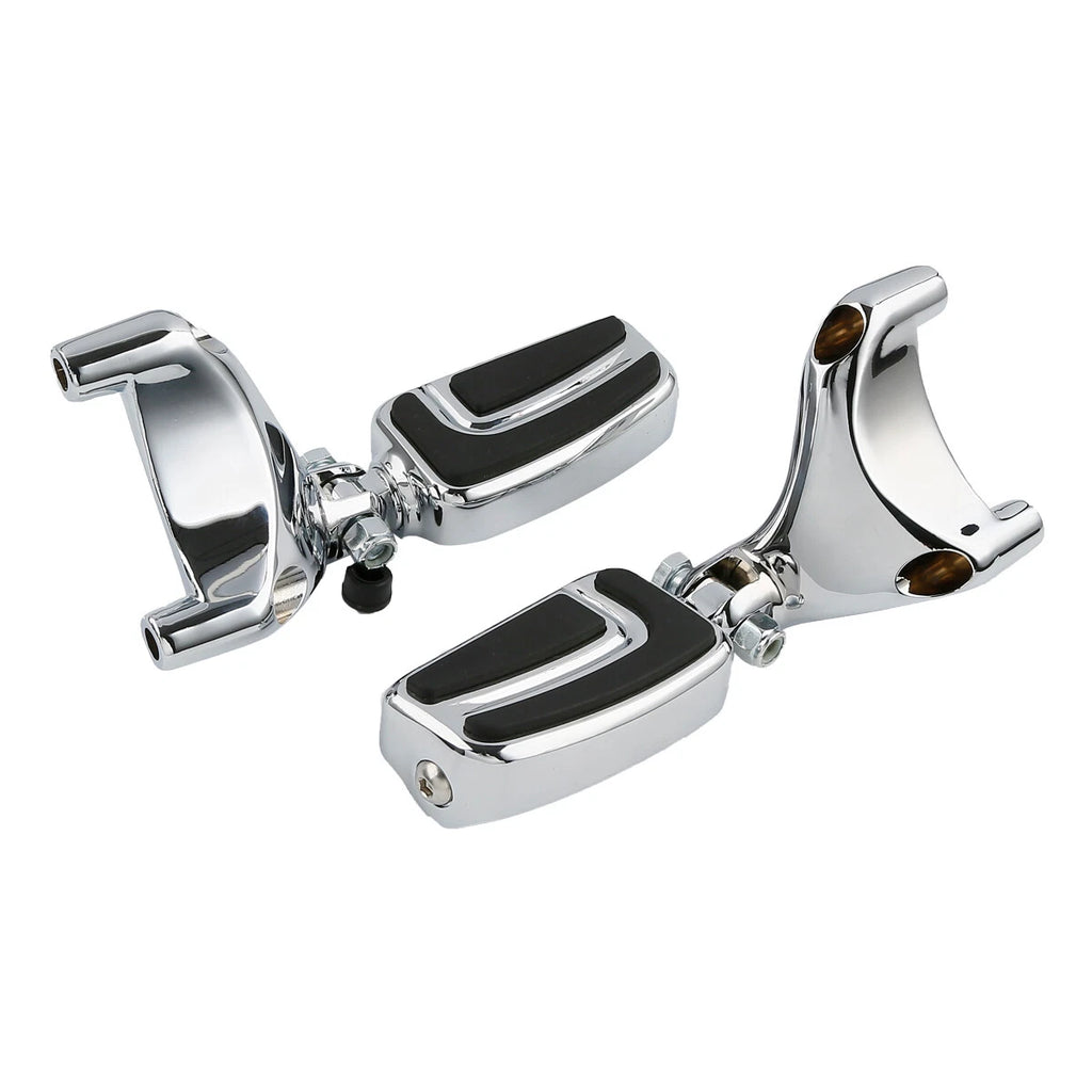 Chrome Footpeg Mounts for Harley Sportster XL 883 1200 (2004–2013)
