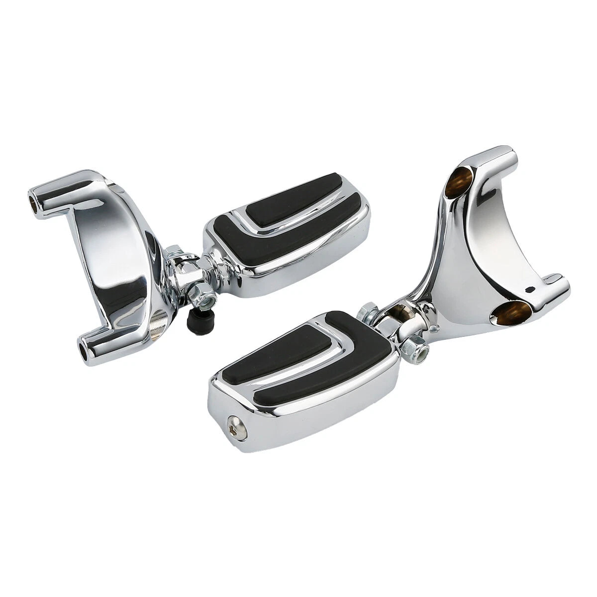 Chrome Footpeg Mounts for Harley Sportster XL 883 1200 (2004–2013)
