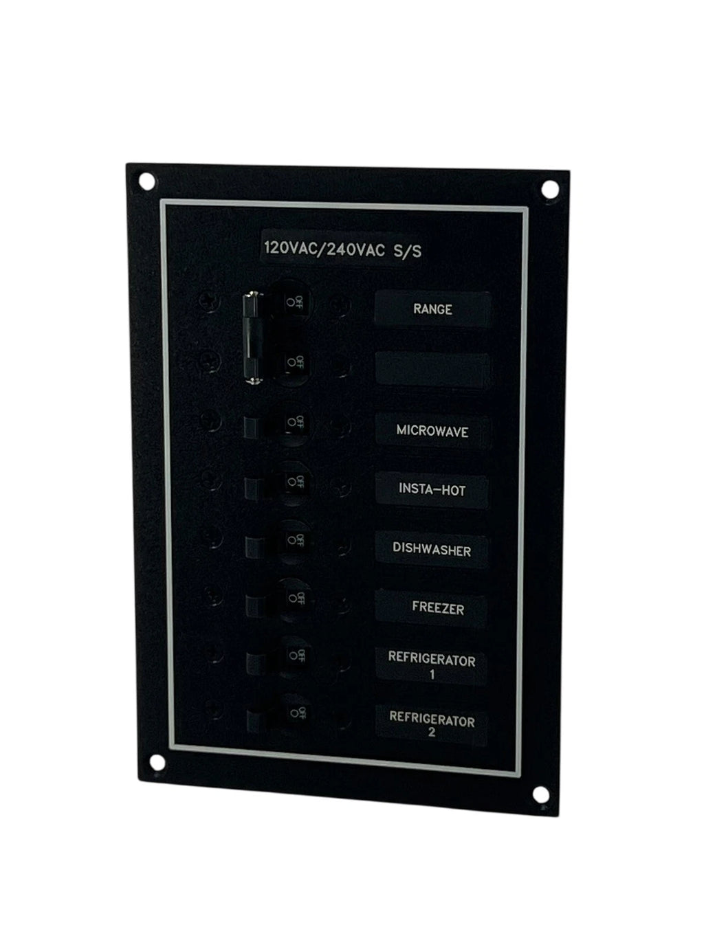 AC Panel for Marine Electrical (120 VAC / 240 VAC) 8in x 5.5in