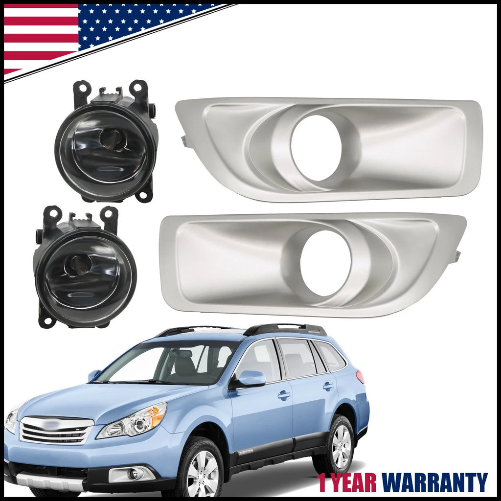 Pair Halogen Fog Lights for Subaru Outback (2010–2012)