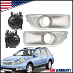 Pair Halogen Fog Lights for Subaru Outback (2010–2012)