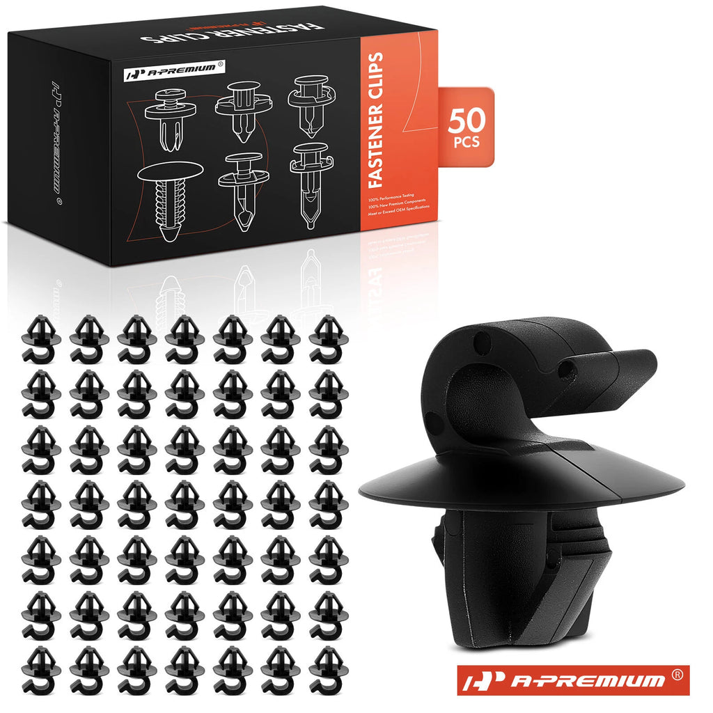10mm Nylon Hood-Release Cable Clamp Retainers for Toyota Lexus (50-Pc) (-)