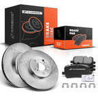 Front Disc Brake Rotors and Ceramic Pads for Toyota Corolla Matrix (2003-2008)