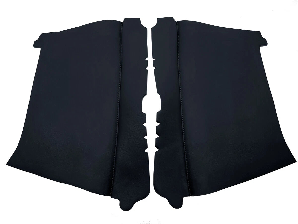 Door Panel Cover for Toyota 4Runner (2010–2020) PVC Leather Black