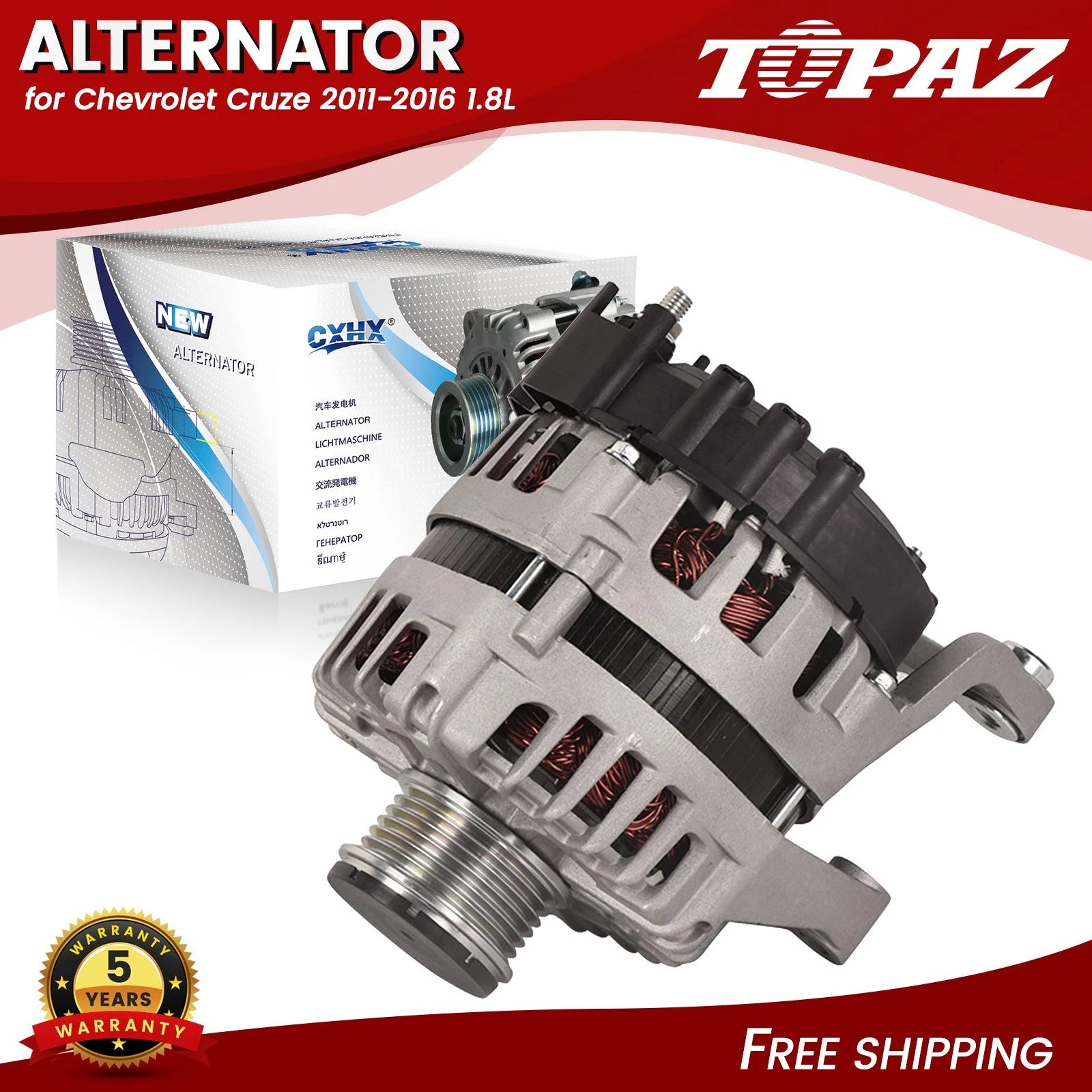 130A Alternator for Chevrolet Cruze (2011–2016)