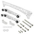 Silver Billet Lower Control Arm + Subframe Brace for Honda Civic/Del Sol (1992–1995)