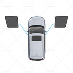 Set of 2 Car Window Sun Shades UV Guard for Nissan Patrol Y62 (2012–2024)