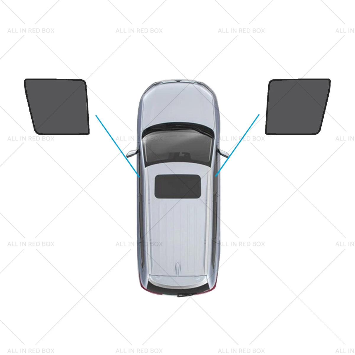 Set of 2 Car Window Sun Shades UV Guard for Nissan Patrol Y62 (2012–2024)