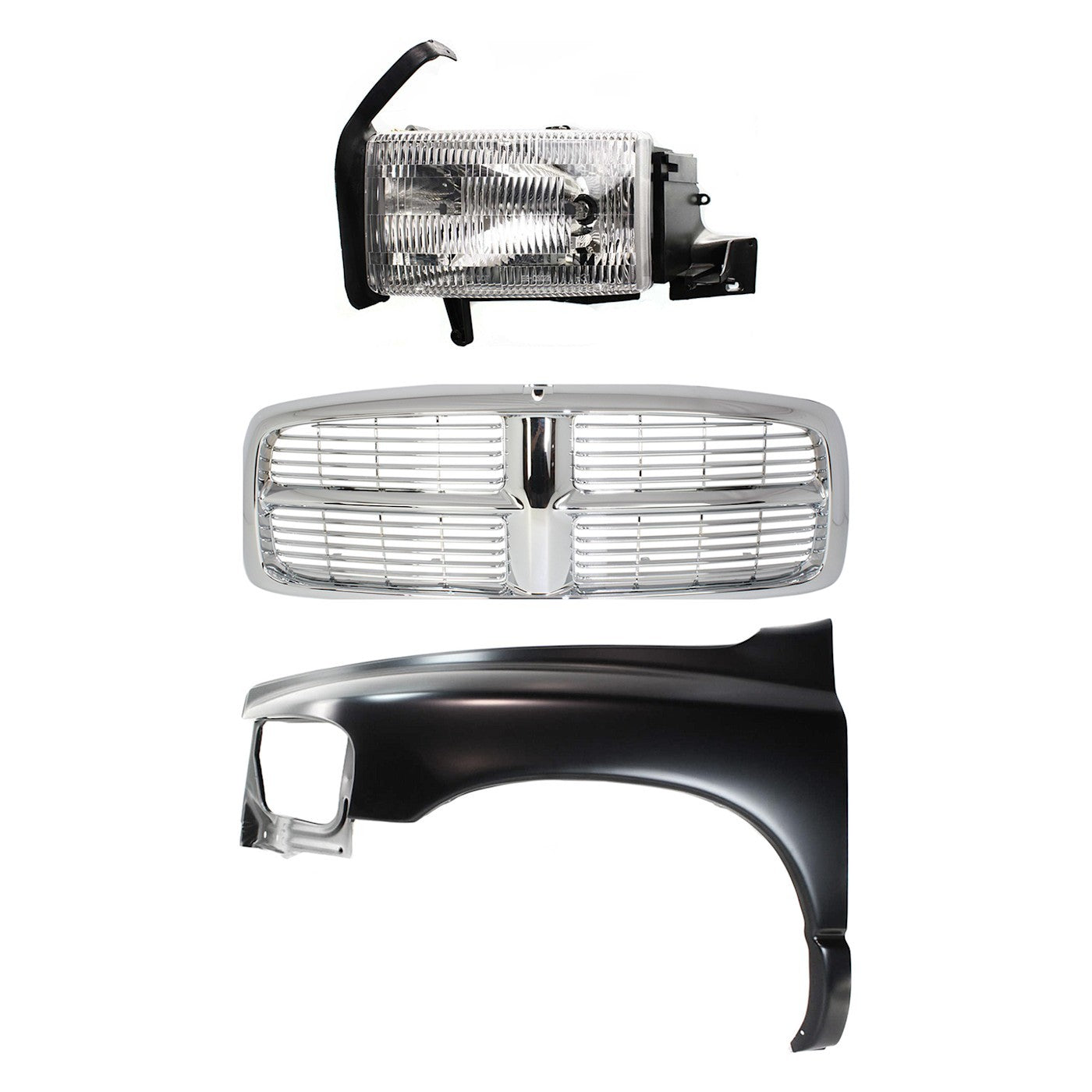 Fender Kit for Dodge Ram 1500 (2002) Primed Front Driver Side