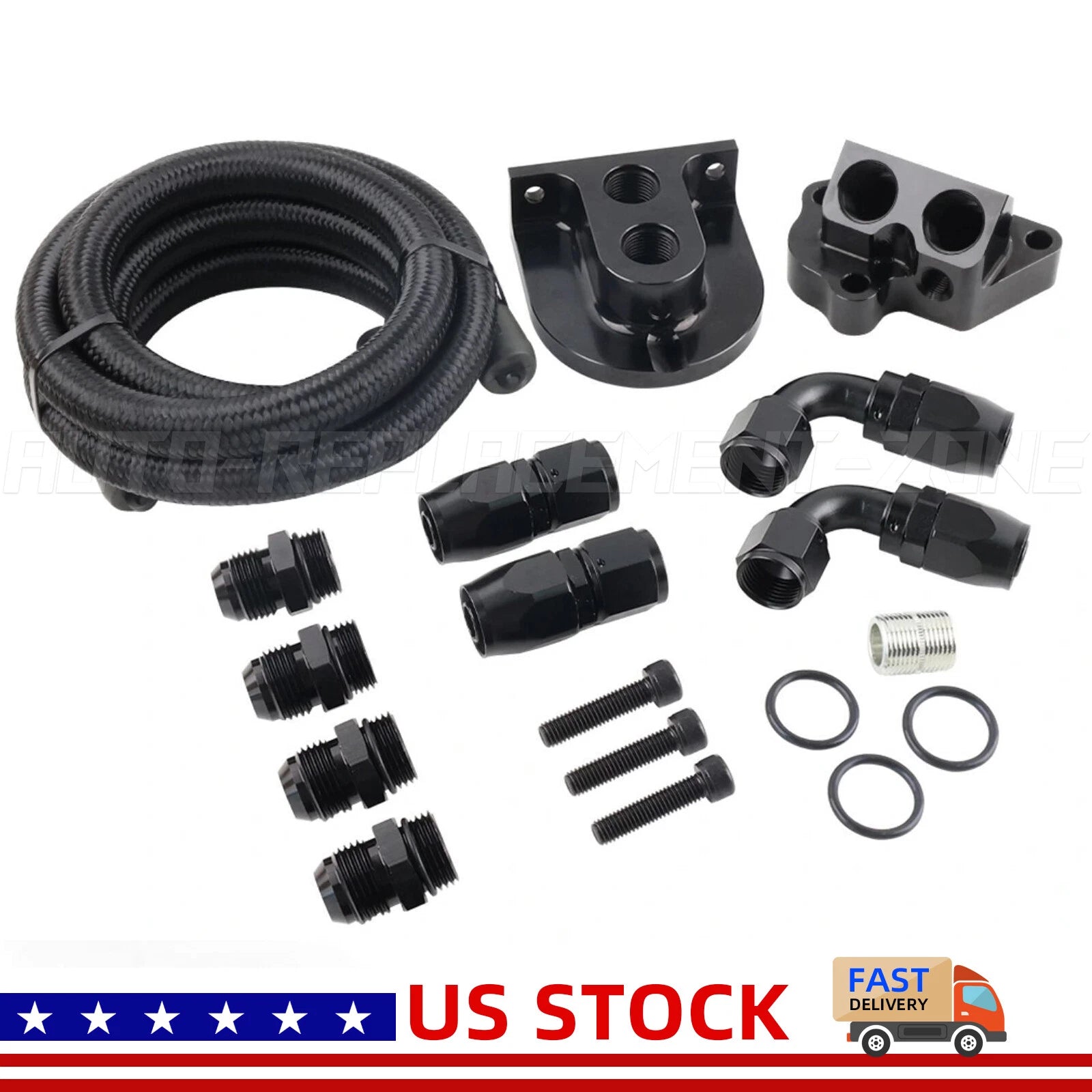 Oil Filter Relocation Kit for Ford Mustang GT/F150 5.0 5.2 Coyote (2011–2023)