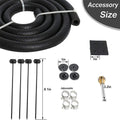 8 Rows Universal Aluminum Remote Transmission Oil Cooler Radiator Kit