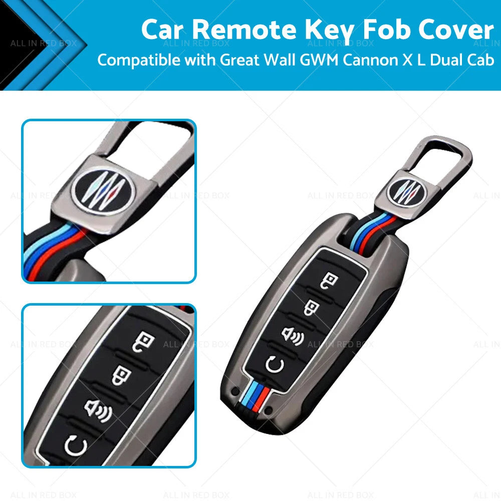 Key Fob Cover Case for Great Wall GWM Cannon X L Dual Cab (2019–2023)