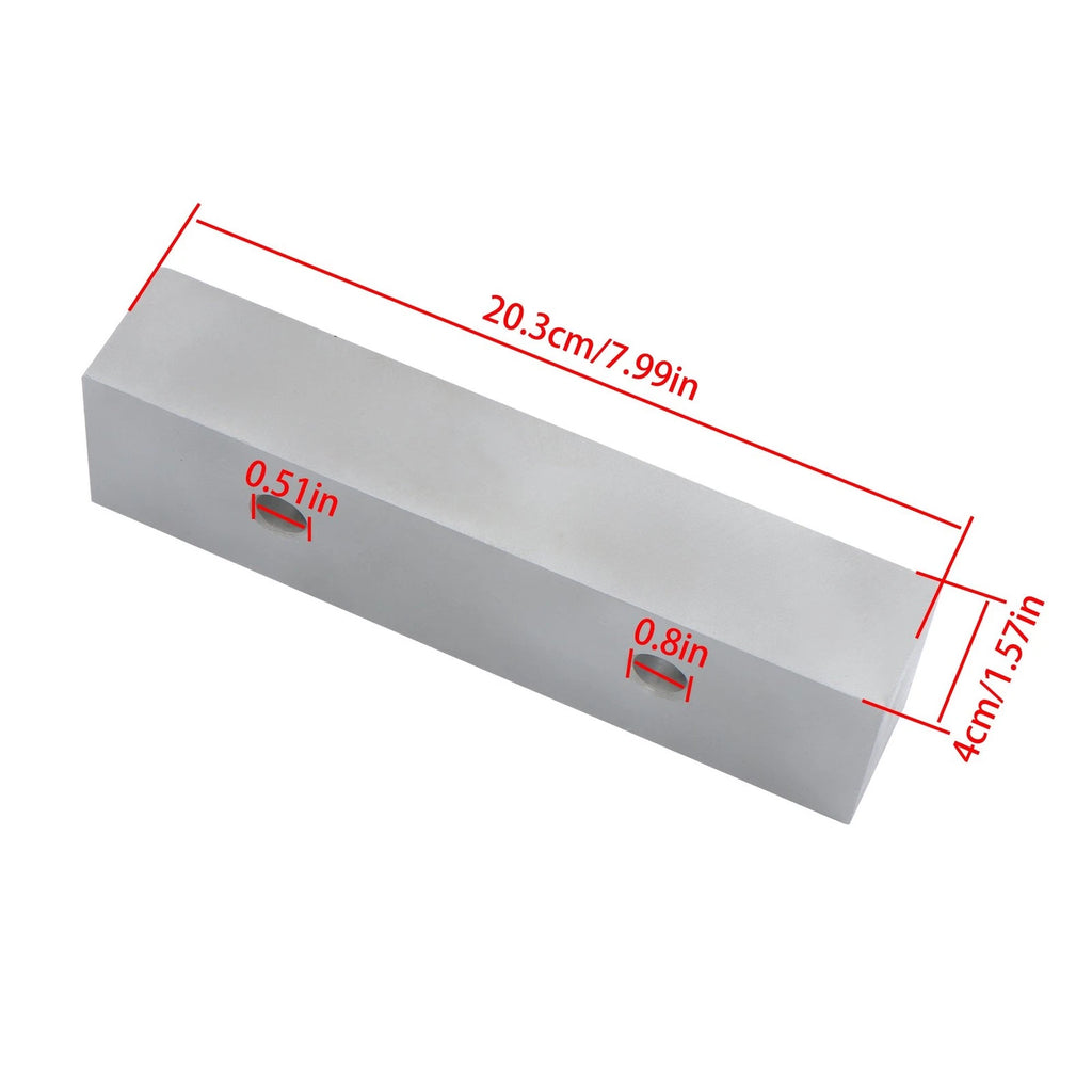 1 Pair Aluminum Soft Jaws for 6" Milling Vise