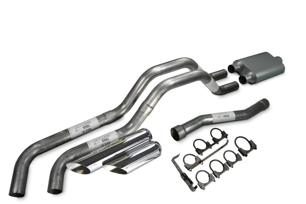 Dual Exhaust Muffler 2.5" Side Exit for Nissan Titan (2004–2006)