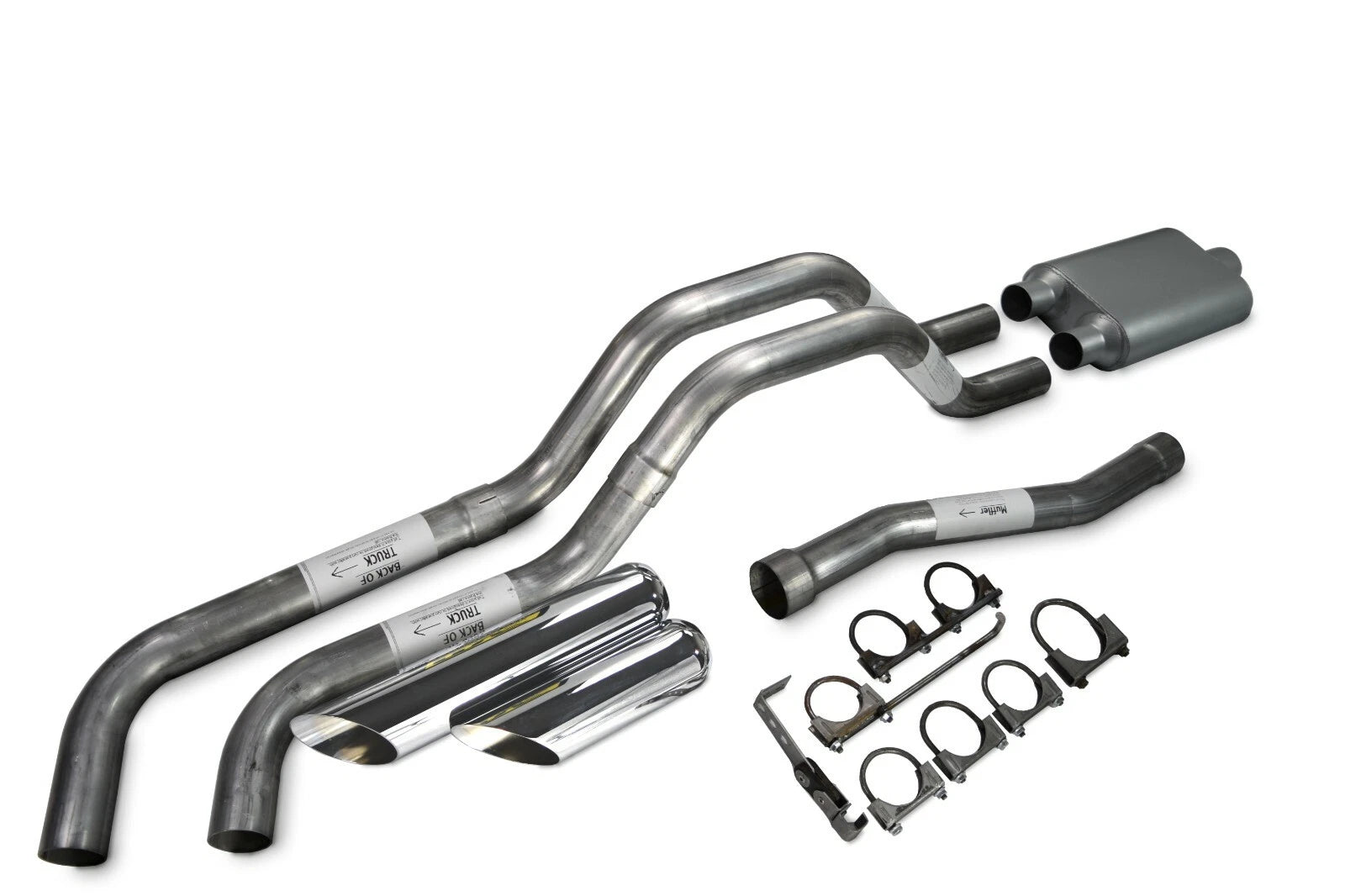 Dual Exhaust Muffler 2.5" Side Exit for Nissan Titan (2004–2006)