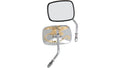 Set of 2 Chrome Gold Live to Ride Custom Mirrors for Harley Davidson