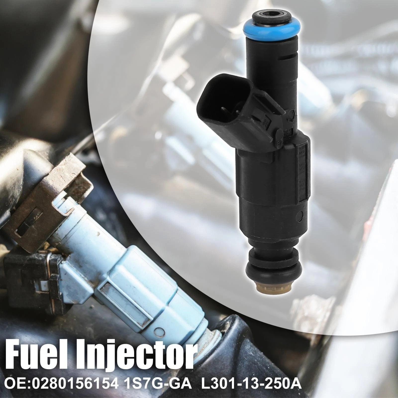 Fuel Injector 0280156154 1S7G-GA L301-13-250A for Ford Mondeo 2.0L (2000–2007)