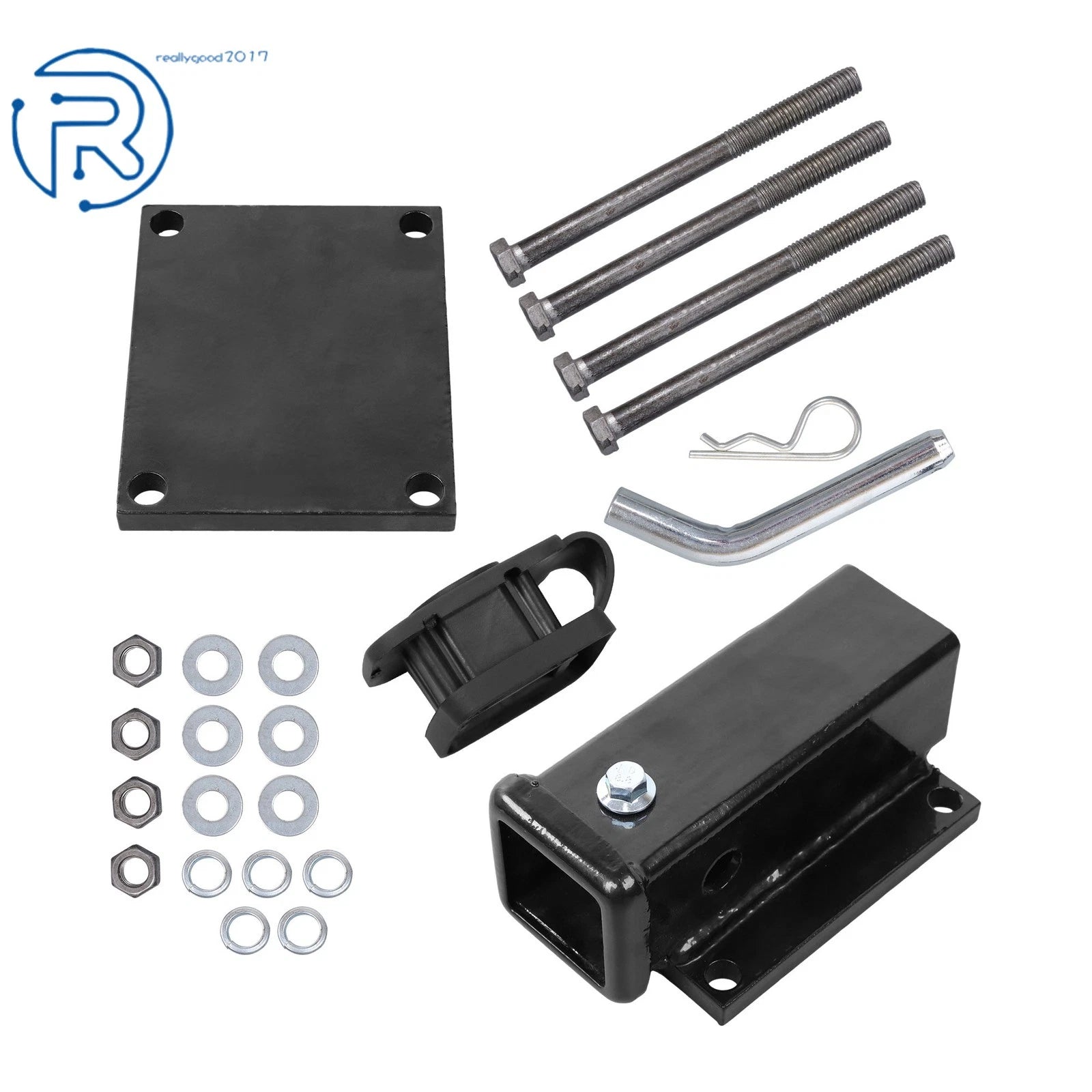 2 Inch Receiver Bracket for Square Bumper (4"-4.5")