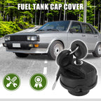 Fuel Tank Cap Cover Door Accessories with Keys 191201551 for Audi 80 (1986–1996)