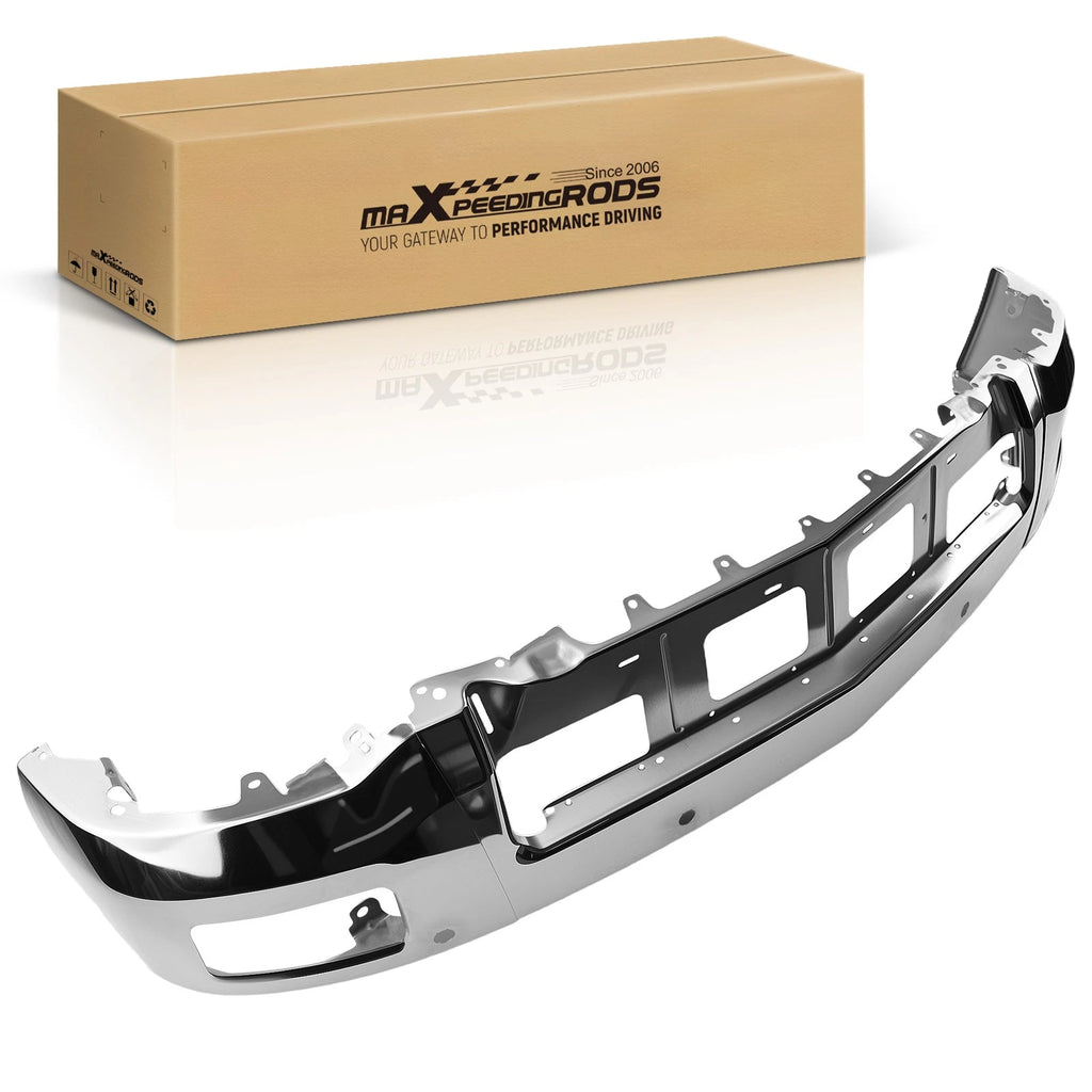 Chrome Front Bumper for Chevrolet Silverado 1500 (2014–2015) W/Sensor 23173678