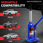 2 Ton Hydraulic Bottle Jack for Car Auto Repair (11.8")