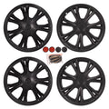 Set of 4 19 Inch Wheel Covers for Tesla Model Y (2020–2023) Matte Black