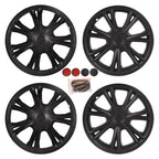 Set of 4 19 Inch Wheel Covers for Tesla Model Y (2020–2023) Matte Black