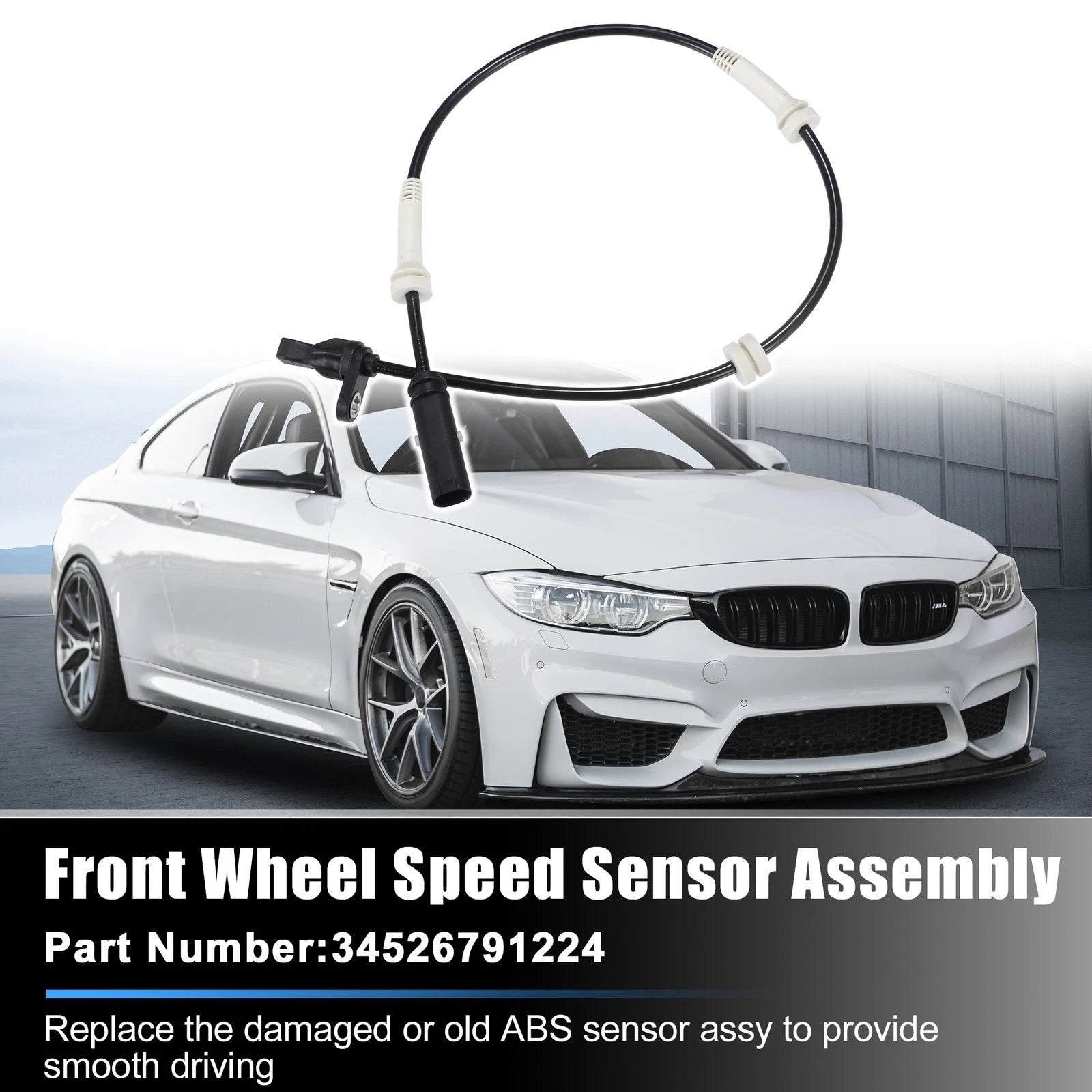 2pcs ABS Wheel Speed Sensor for BMW 228i xDrive (2014–2016)