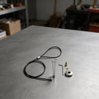 Adjustable Spring Loaded Gate Latch with Cable Pull for Fence Doors