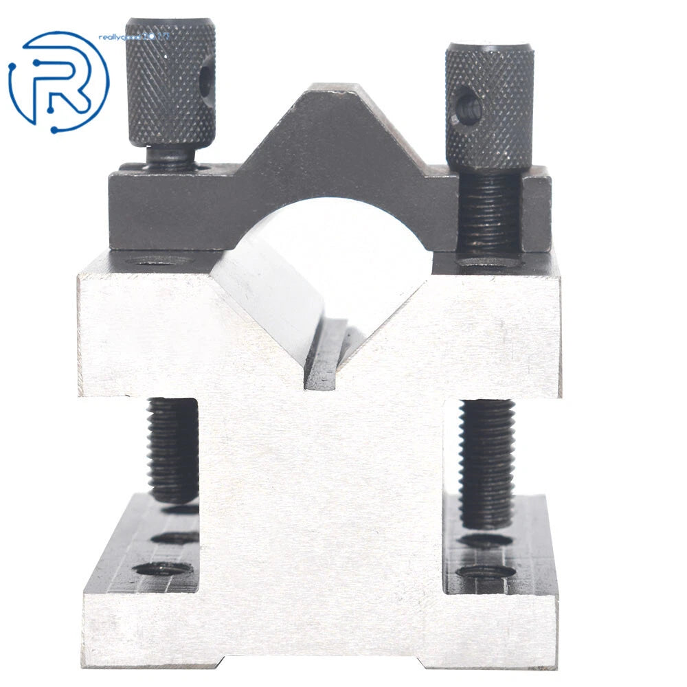 Set of 2 V-Block and Clamp for Precision Machining Tools