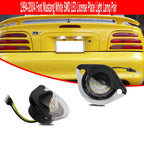 Set of 2 Full White LED License Plate Lights for Ford Mustang (1994–2004)