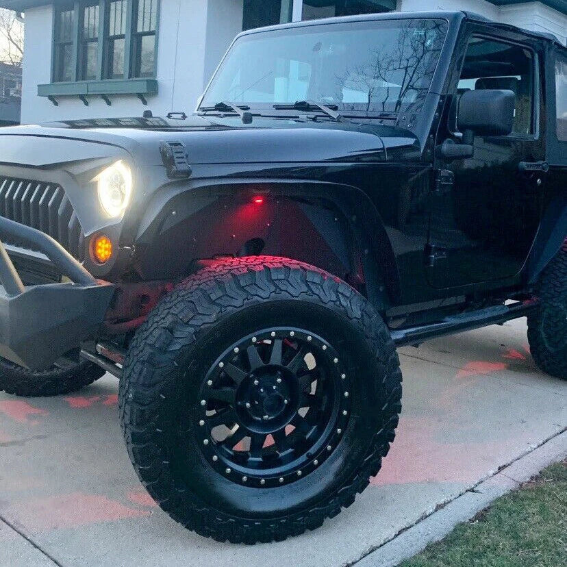 Front Inner Fender Liners for Jeep Wrangler JK JKU (2007–2018)