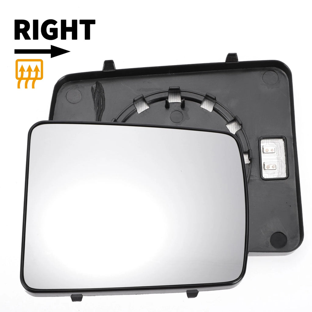 Right Side Heated Mirror Glass for Nissan, Opel, Renault 