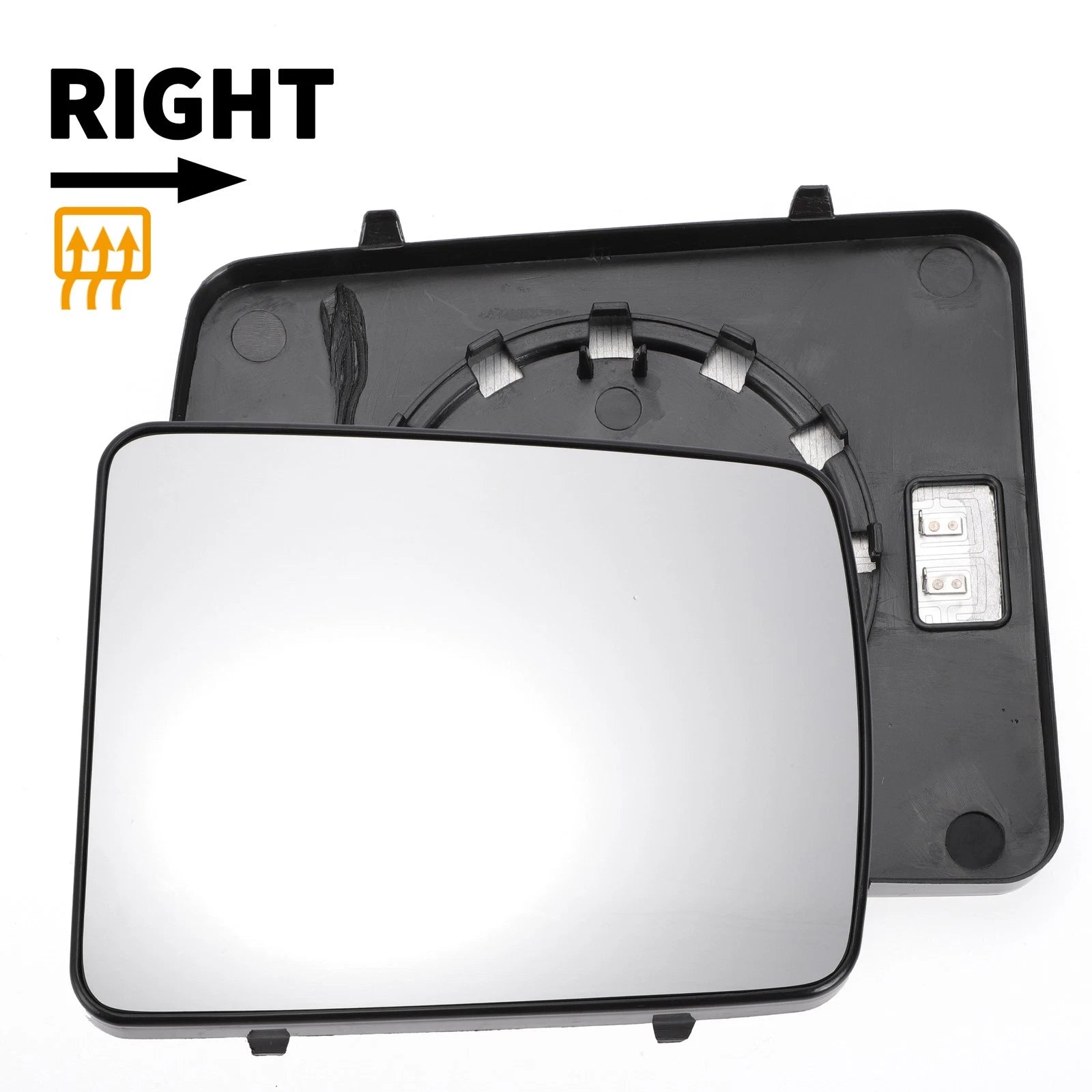 Right Side Heated Mirror Glass for Nissan, Opel, Renault 
