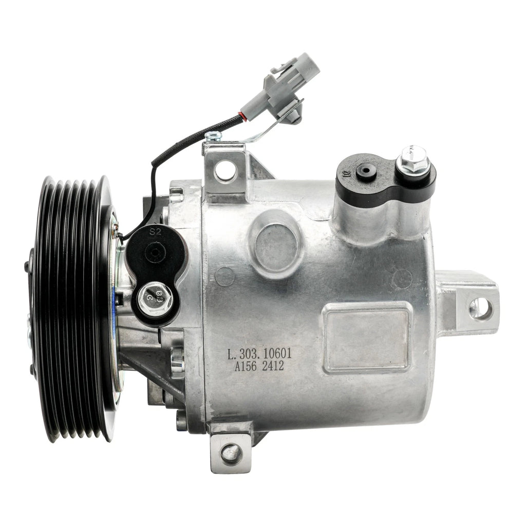 A/C Compressor with 6-Groove Pulley for Mitsubishi Mirage Mirage G4 (2017–2022)