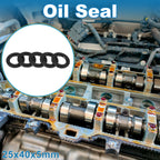 Set of 5 Oil Seal Rotary Shaft Seal Nitrile Rubber 25x40x5mm