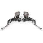 Black Clutch Brake Levers & Master Cylinder Reservoir for Motorcycle 22mm