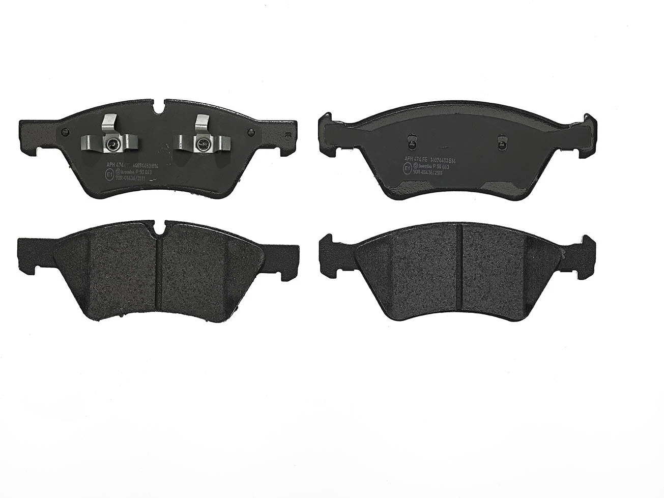 Set of 4 Brembo Front Low Met Brake Pads for W164 W211 W463 X164 W251