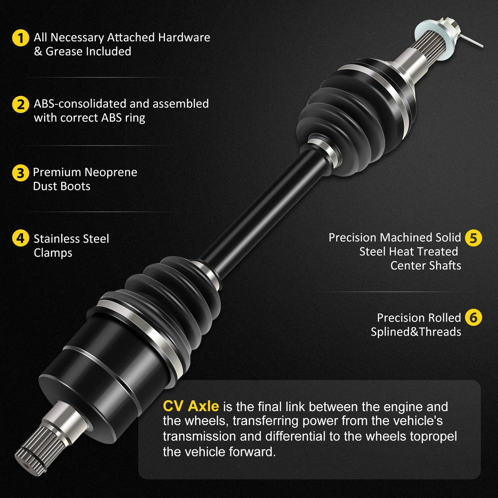 Rear Left Driver CV Axle for Can-Am Outlander 400 500 650 800 1000