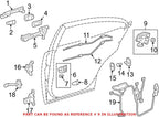 Rear Passenger Right Door Latch Assembly w/ Motor for Lexus