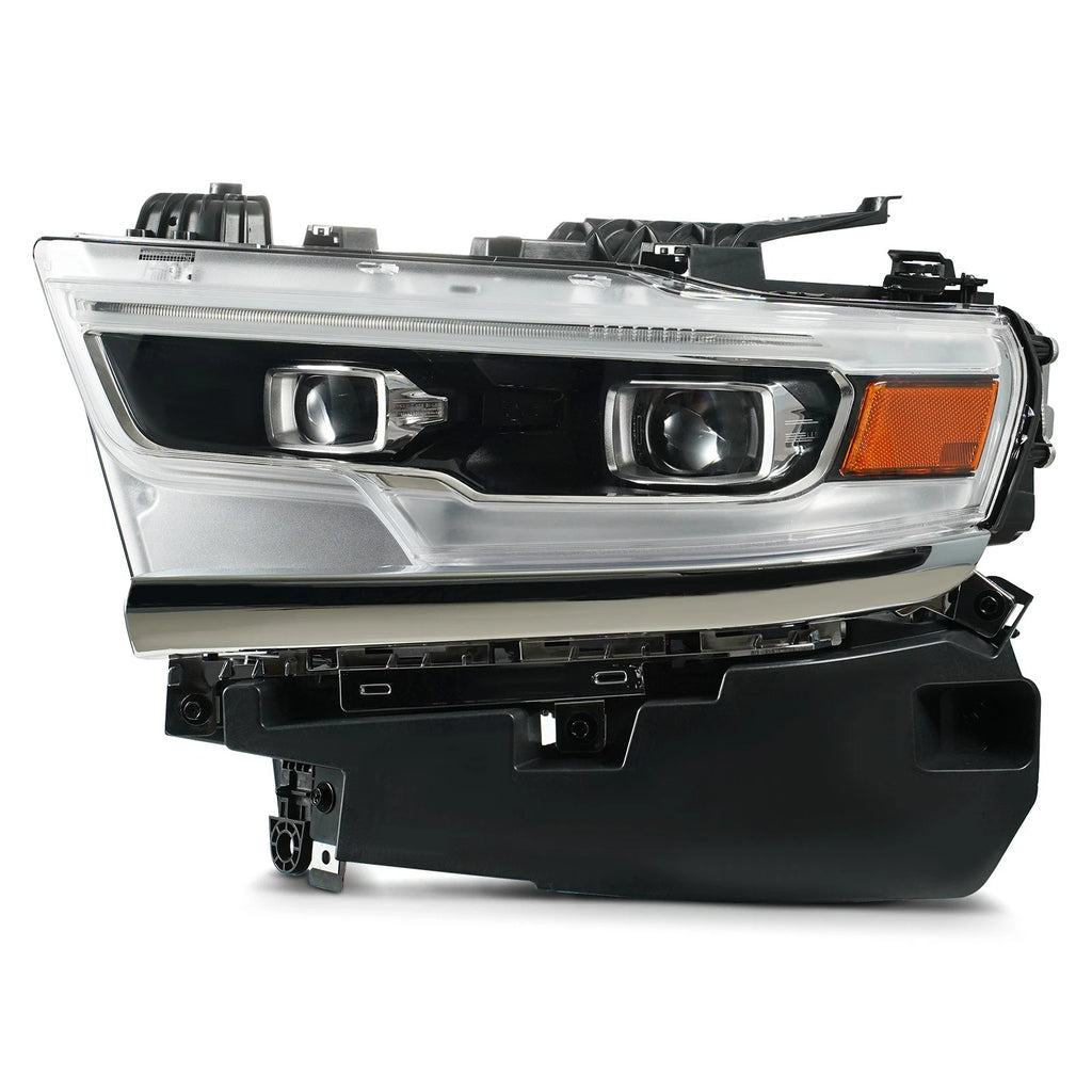 Full LED Projector Headlight Chrome for Ram 1500 (2019–2024) AFS Left Driver
